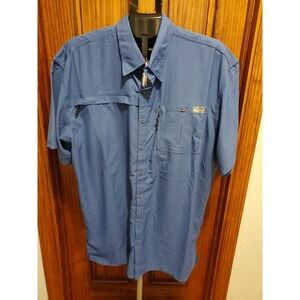 Drake Waterfowl Shirt Men Large Vented Outdoor Fishing Performance Outdoor Adult